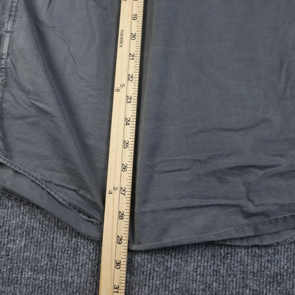 Banana Republic Shirt Mens Medium Gray Slim Fit‎ Long Sleeve Button Down Casual